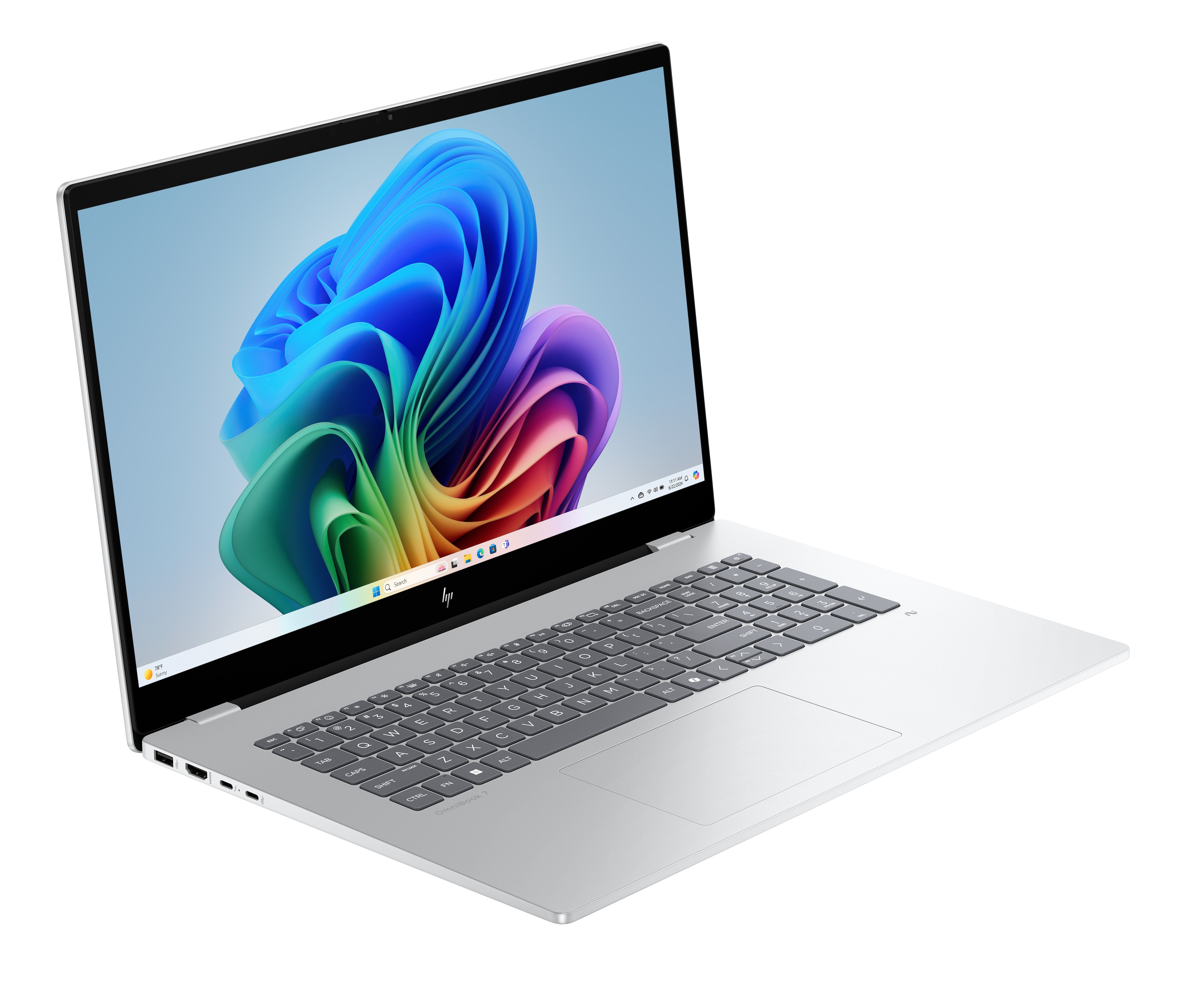 HP OmniBook 7 Next Gen AI PC 17,3" FHD Touchscreen Core Ultra 7 256V 16GB/1TB SSD Windows 11 Home - 17-dc0476ng Copilot+PC