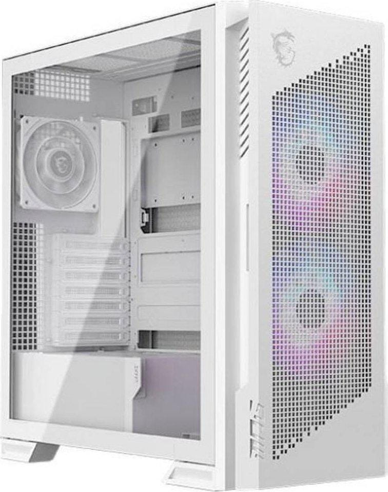 MSI MPG VELOX 300R Airflow PZ Midi Tower Gaming Gehäuse, Seitenfenster, Weiß