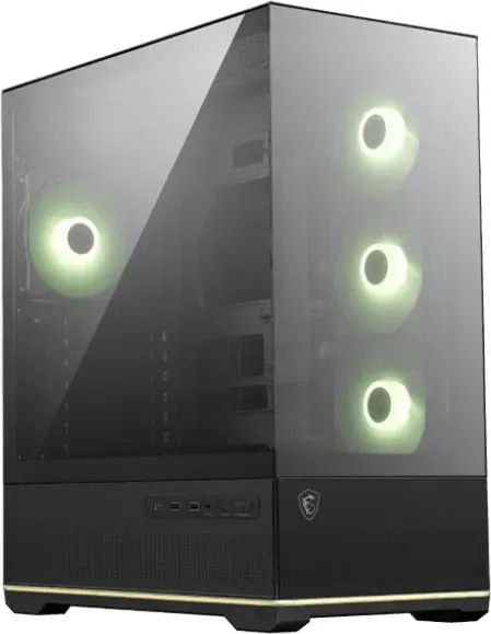 MSI MAG PANO 110R Gaming PC Gehäuse Midi-Tower Weiß Seitenfenster