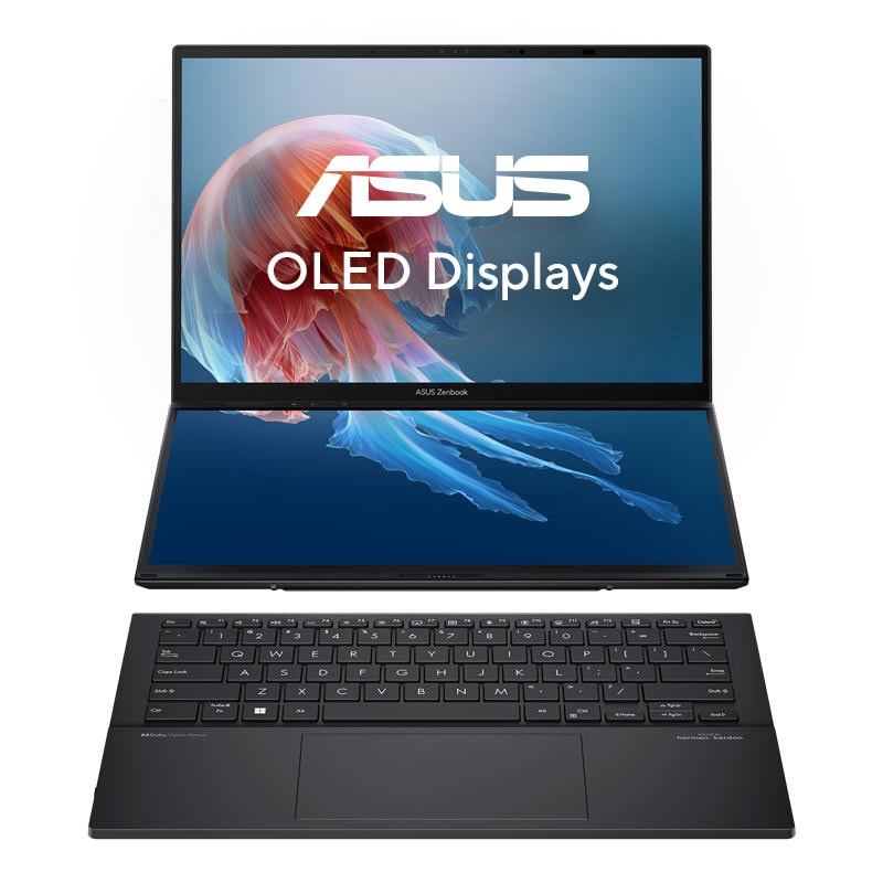 ASUS Zenbook Duo UX8406CA-PZ195X Core Ultra 9 285H 32GB/2TB 14" WQXGA+ OLED Touch Win11 Pro Image