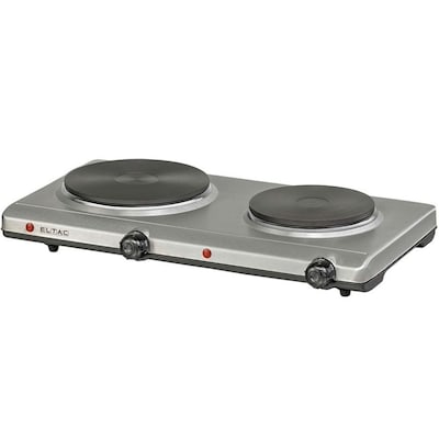 ELTAC DK 29 Doppelkochplatte 2500W Edelstahl