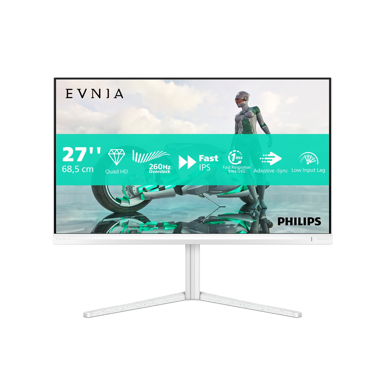 Philips Evnia 27M2N3501PA 27 Zoll WQHD IPS Panel 16:9 260 Hz Gaming Monitor