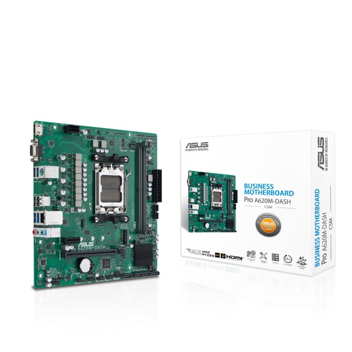 ASUS A620M-DASH-CSM Micro-ATX Mainboard - Sockel AM5