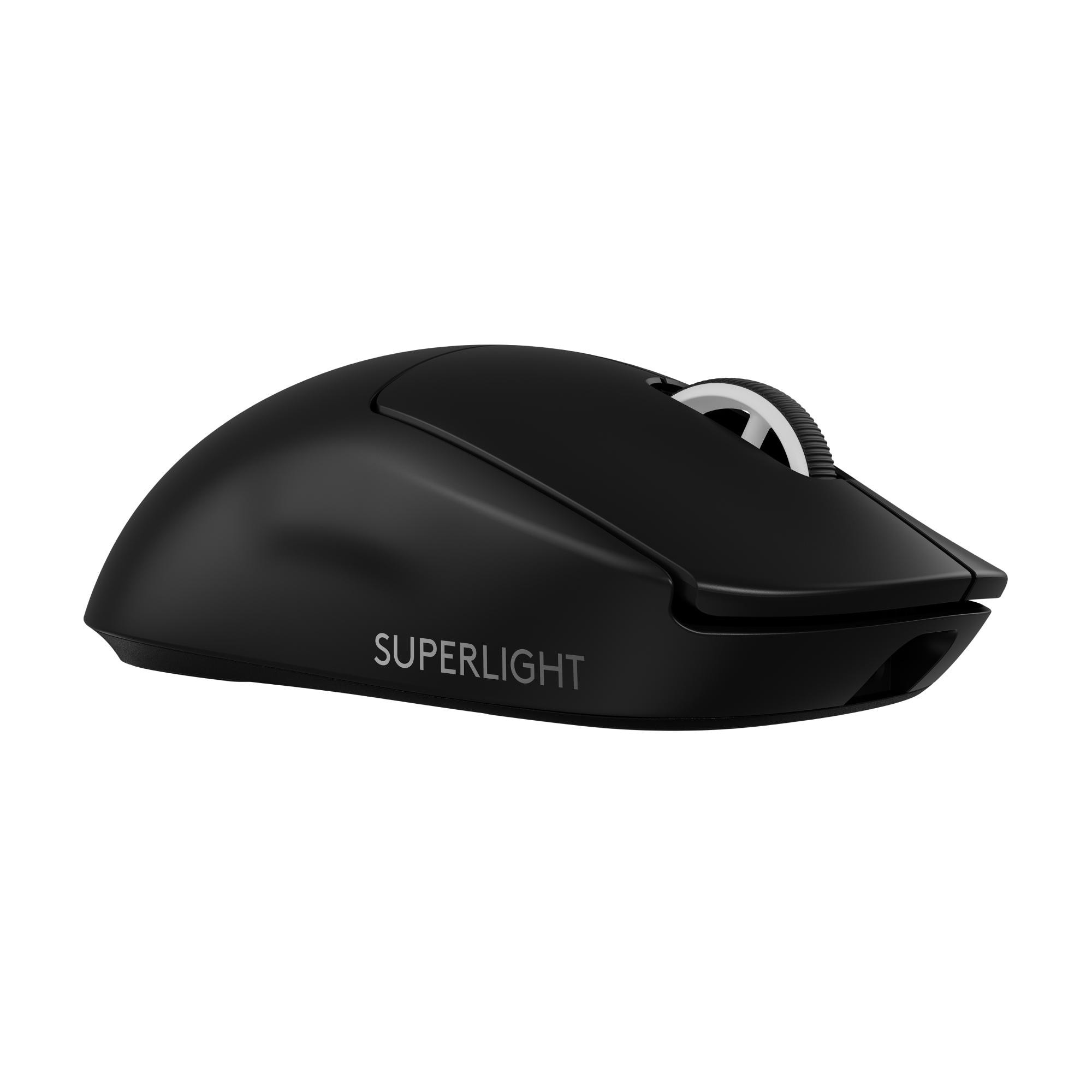 Logitech PRO X Superlight 2 Gaming-Maus Schwarz kabelgebunden / kabellos (Funk) für Rechtshänder