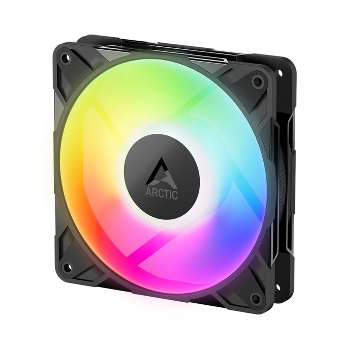 ARCTIC Gehäuselüfter P12 Pro Reverse A-RGB PWM 120 mm schwarz 4-pin