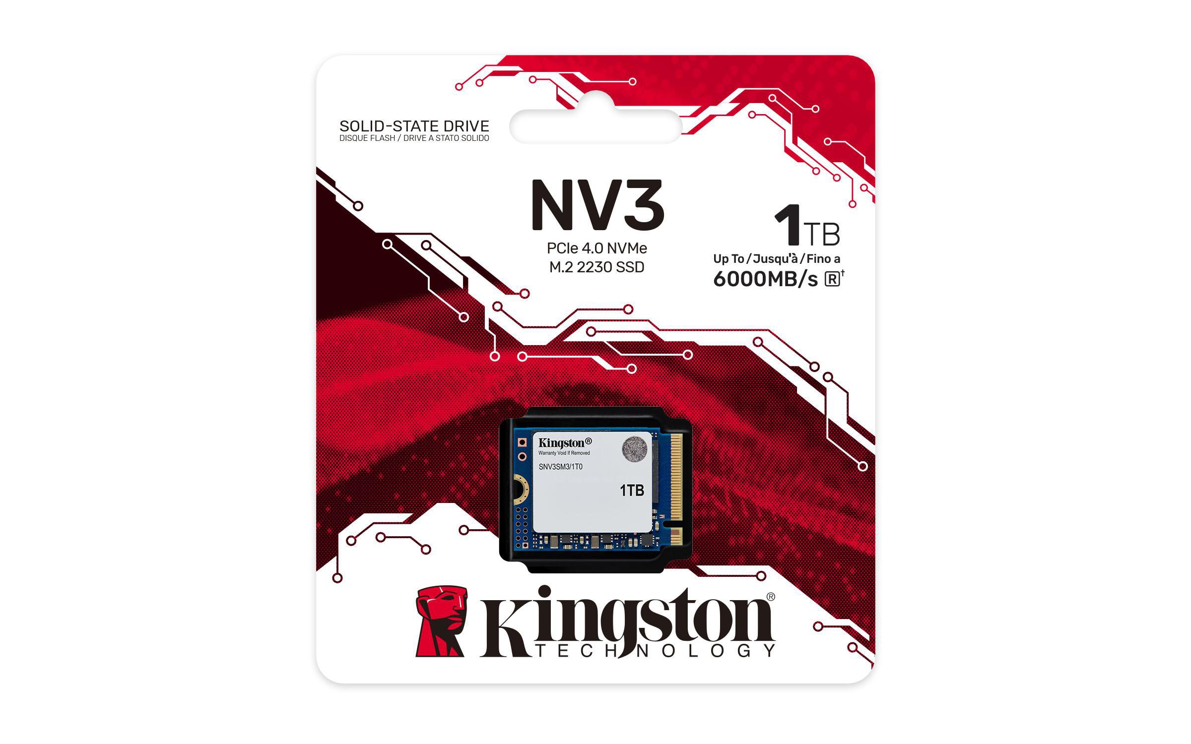 Kingston NV3 NVMe SSD 1 TB M.2 2230 PCIe 4.0