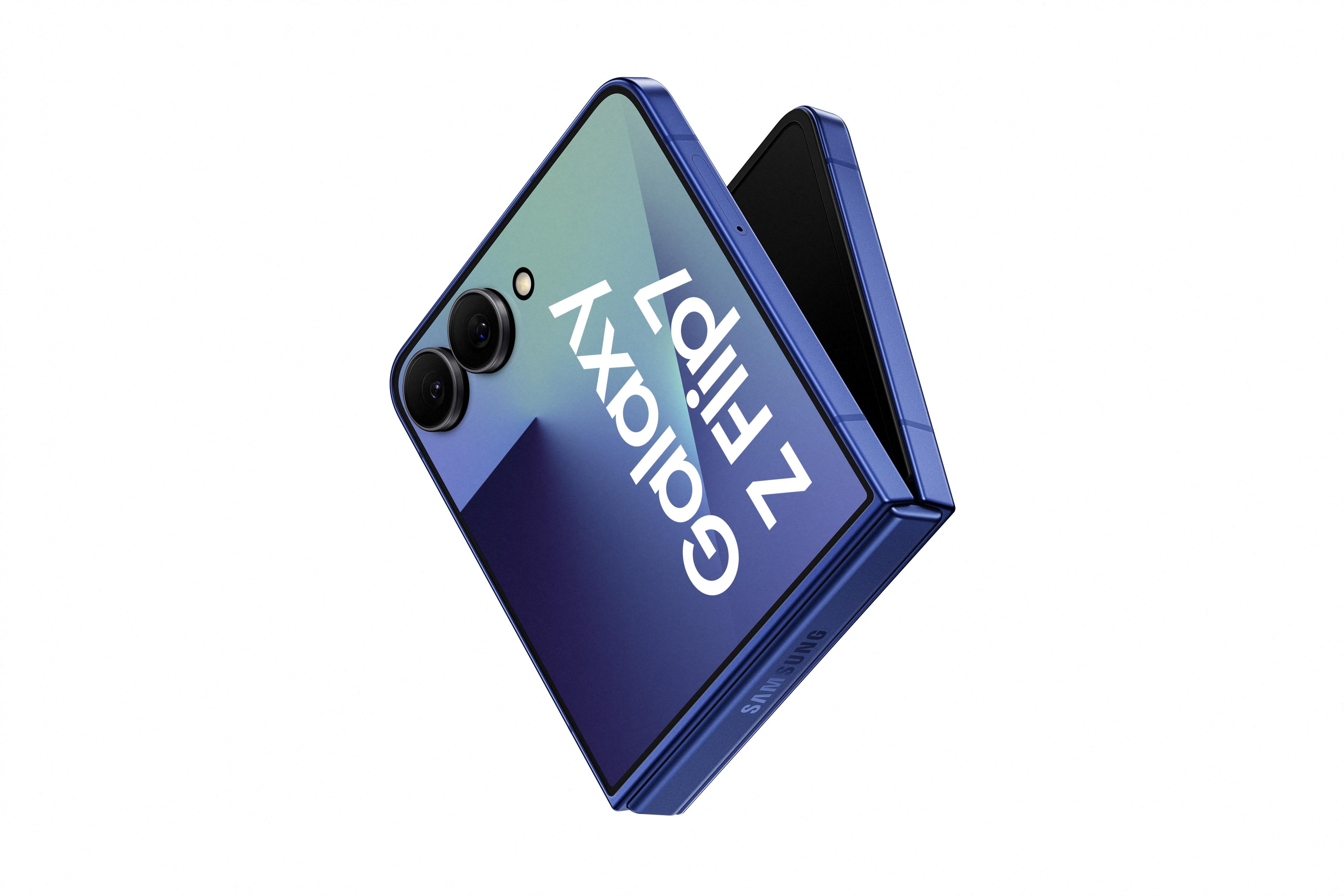 Samsung GALAXY Z Flip7 Smartphone Blue Shadow 12GB/512GB Dual-SIM Android 16 SM-F766B
