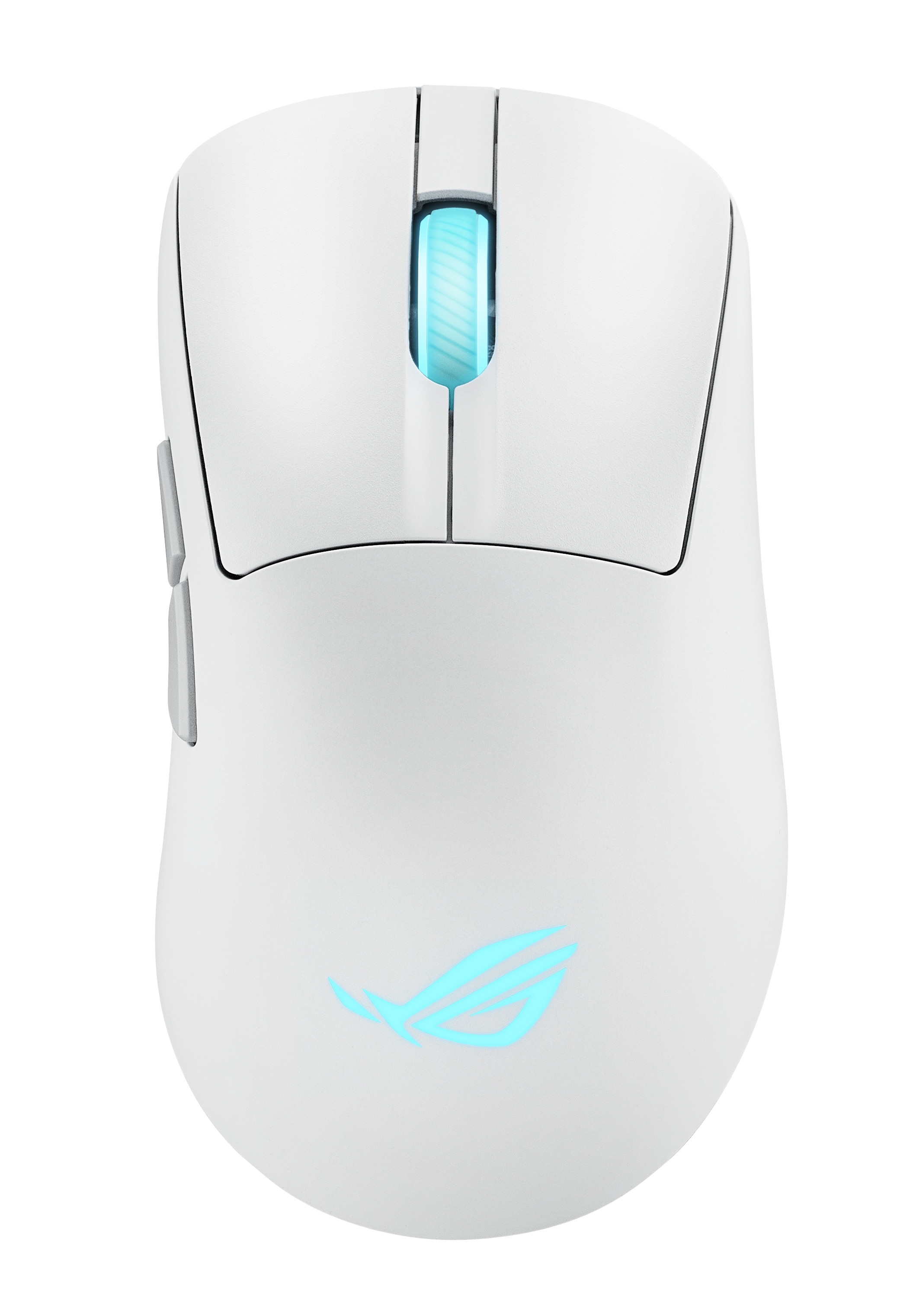 ASUS ROG Keris II Origin Wireless RGB Gaming-Maus Moonlight White kabelgebunden / kabellos (Funk / Bluetooth) für Rechtshänder