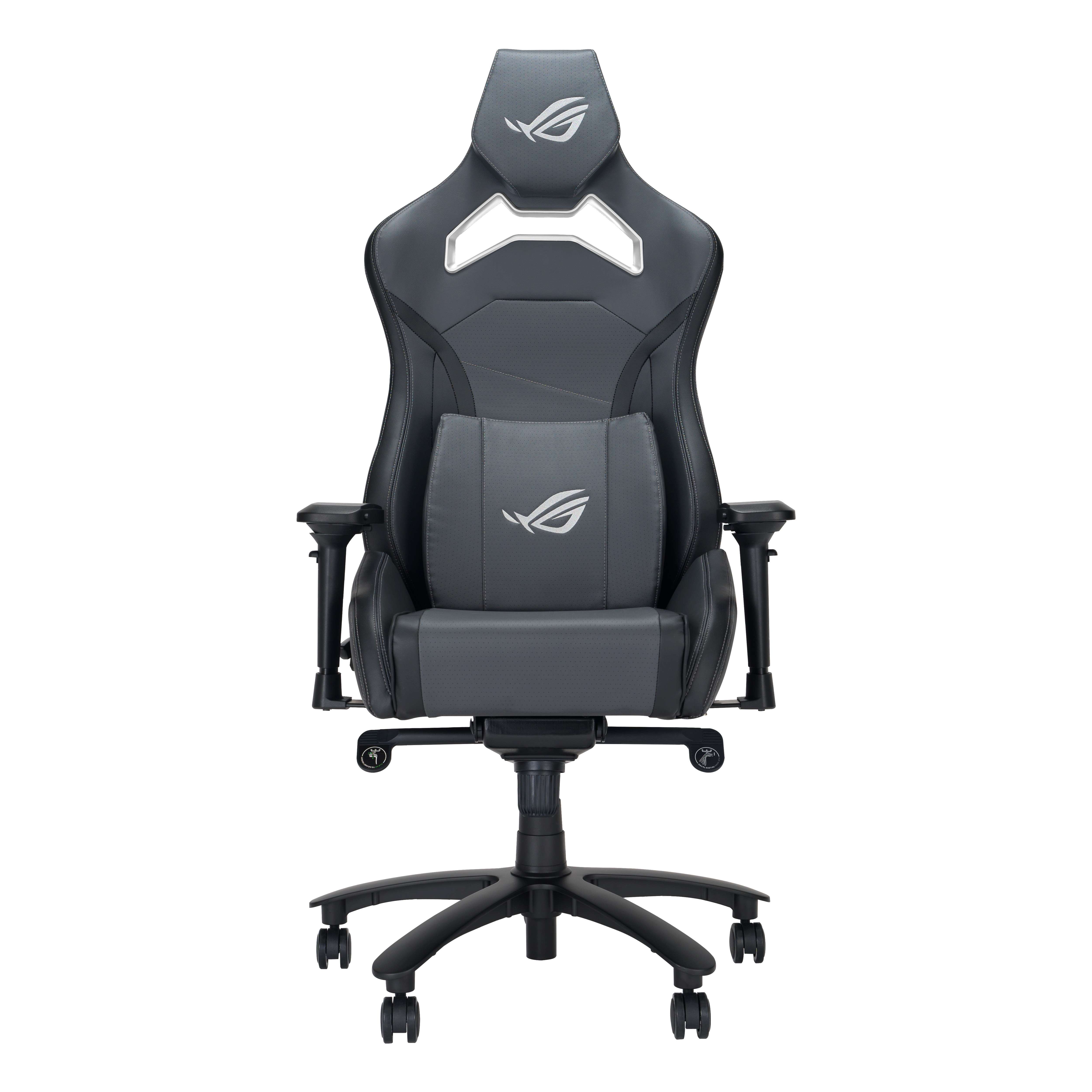 ASUS ROG Chariot X Core Gaming-Stuhl - 4D-Armlehnen, PU-Leder, Grau