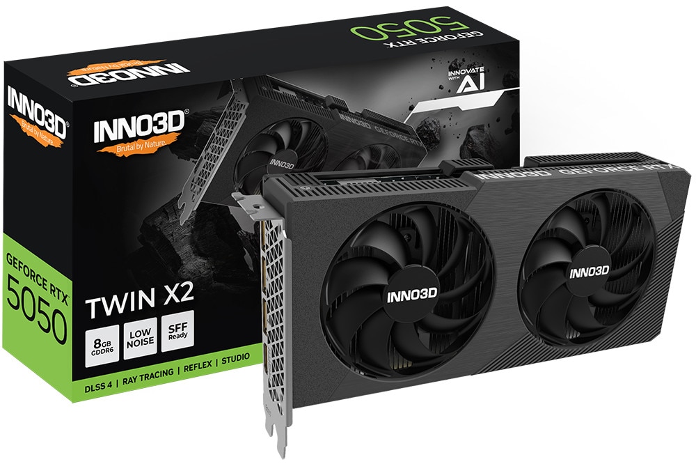 INNO3D GeForce RTX 5050 Twin X2 8GB Grafikkarte DP/HDMI