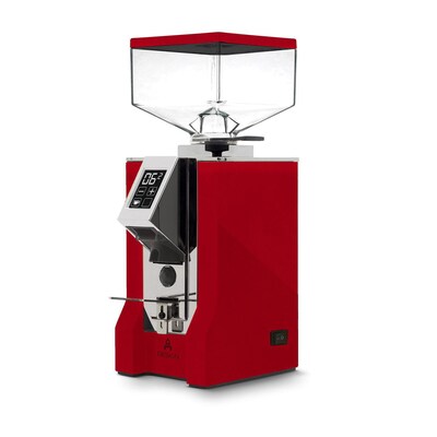 Eureka Mignon Design Chrom / Rotes Leder