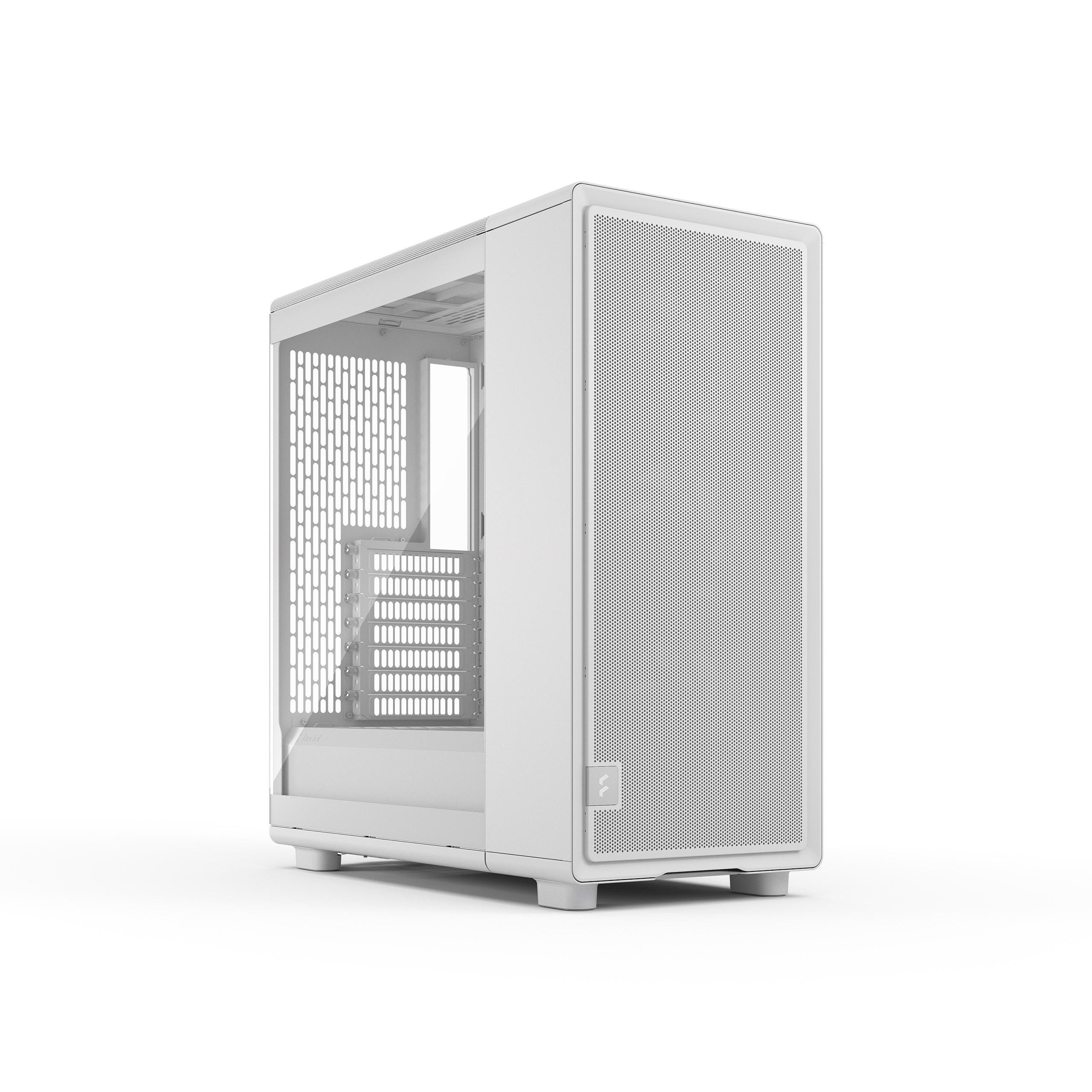Fractal Design Epoch White TG Clear tint ATX Gaming Gehäuse Mesh Seitenfenster