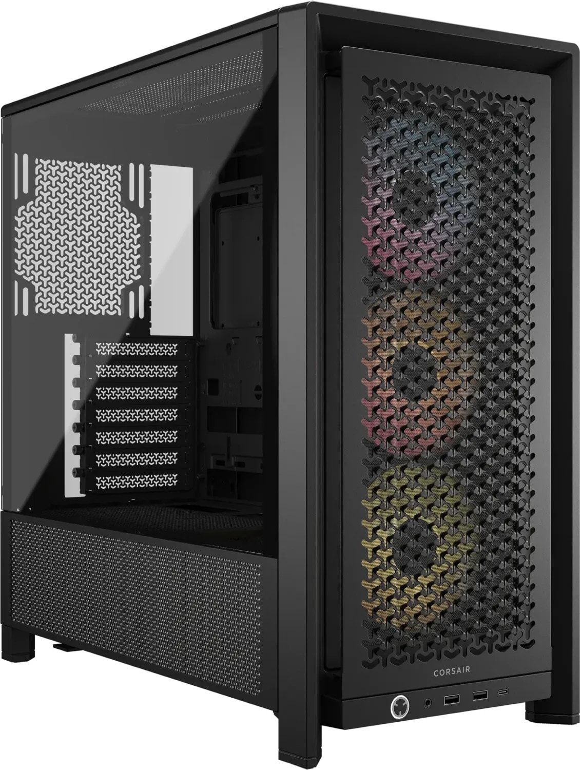CORSAIR Frame 4000D RS ARGB Midi Tower ATX Gaming Gehäuse TG Seitenfenster