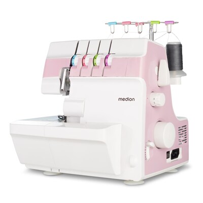 Image of Medion LIFE® MD19169 Overlock-Nähmaschine SO90 rosa