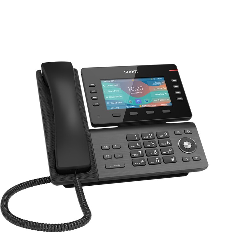 Is On günstig Kaufen-Snom D862 VoIP Telefon schwarz. Snom D862 VoIP Telefon schwarz <![CDATA[• Großes neigbares 5” Zoll IPS Farbdisplay • USB 2.0 Hochgeschwindigkeits-Anschluss • 8 programmierbare Funktionstasten • Optimierte Rauschunterdrückung]]>. 