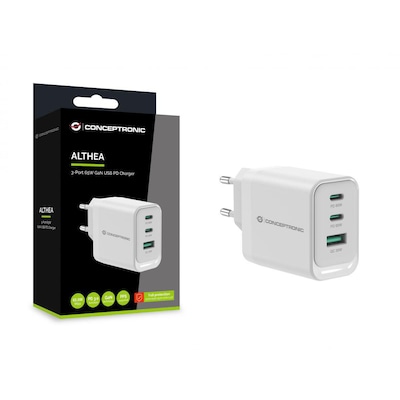 Conceptronic ALTHEA21W65 3-Port-65-W-USB-Ladegerät