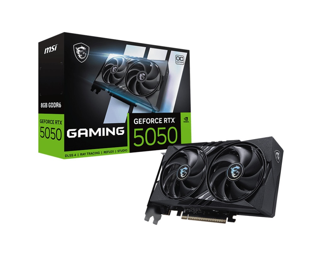 MSI GeForce RTX 5050 GAMING OC 8GB GDDR6 Grafikkarte, HDMI/DP
