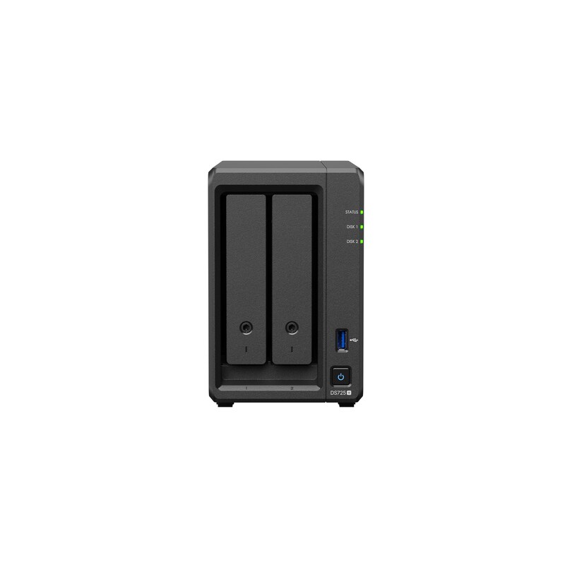 Station und günstig Kaufen-Synology Diskstation DS725+ NAS System 2-Bay. Synology Diskstation DS725+ NAS System 2-Bay <![CDATA[• 2.60GHz AMD Ryzen embedded R1600 - 2 Kern-Prozessor • 4GB DDR4 ECC SO-DIMM RAM • x 2,5