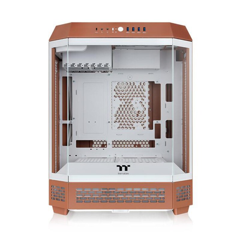 THERMALTAKE The Tower 600 Mid Tower ATX Gehäuse Sichtfenster mocha mousse