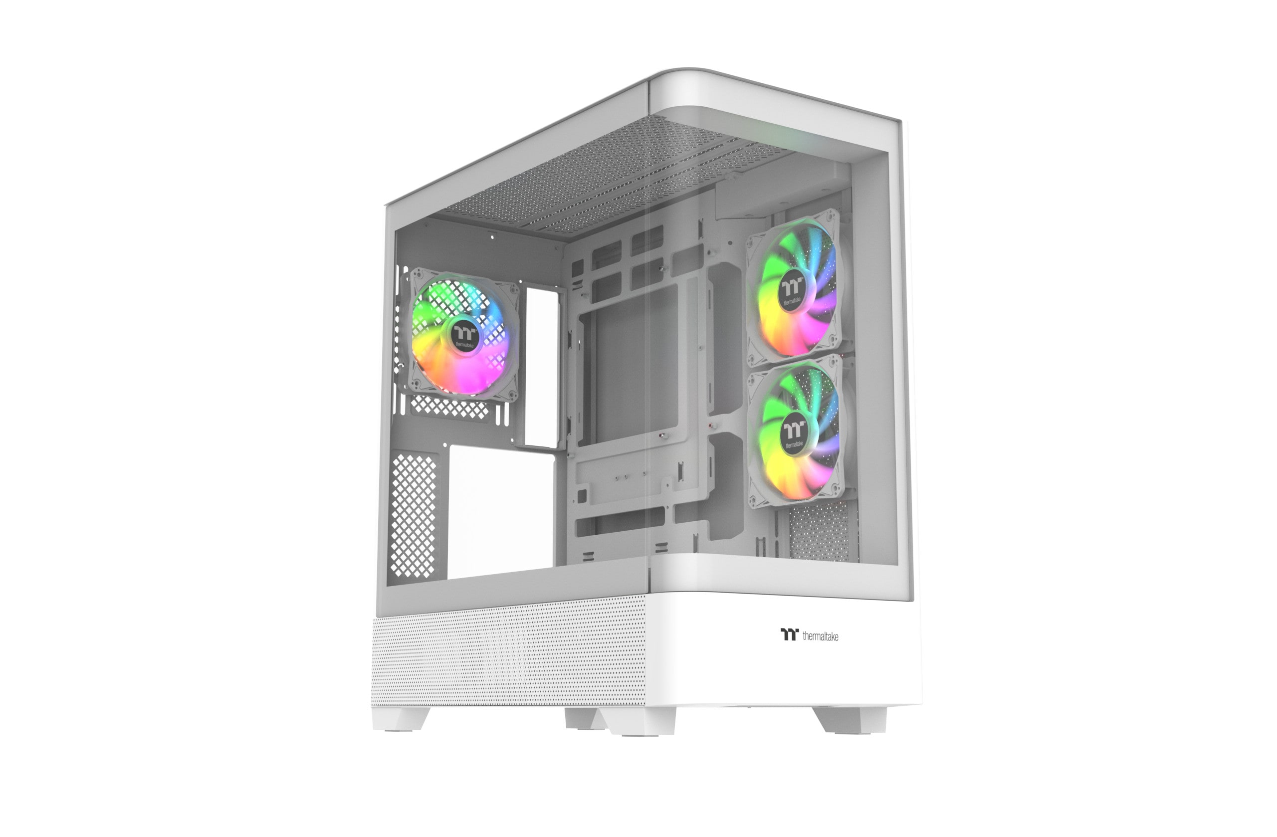 THERMALTAKE View 290 ARGB Snow White Midi Tower ATX Gehäuse Sichtfenster weiß