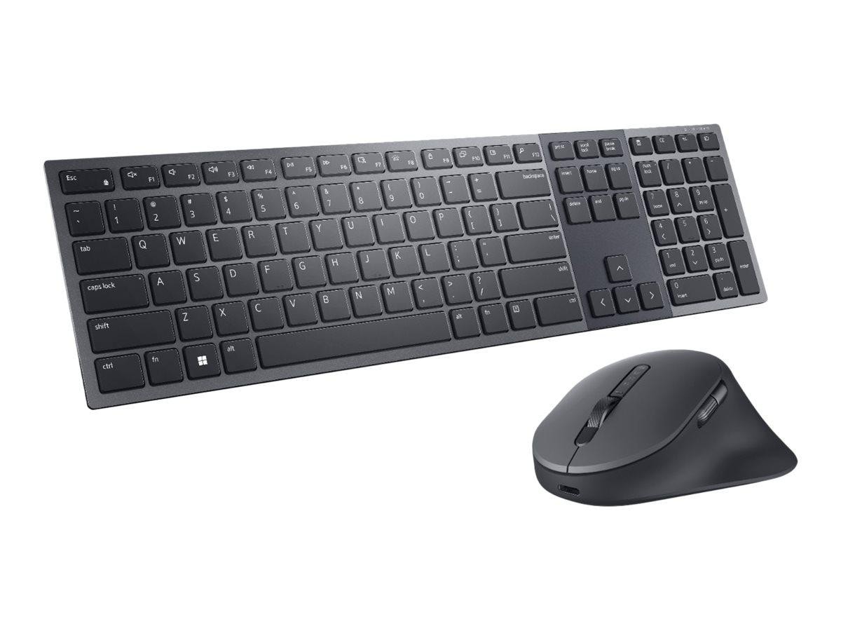 Dell Premier KM900 Combo Tastatur kabellos / kabelgebunden, Dunkelgrau