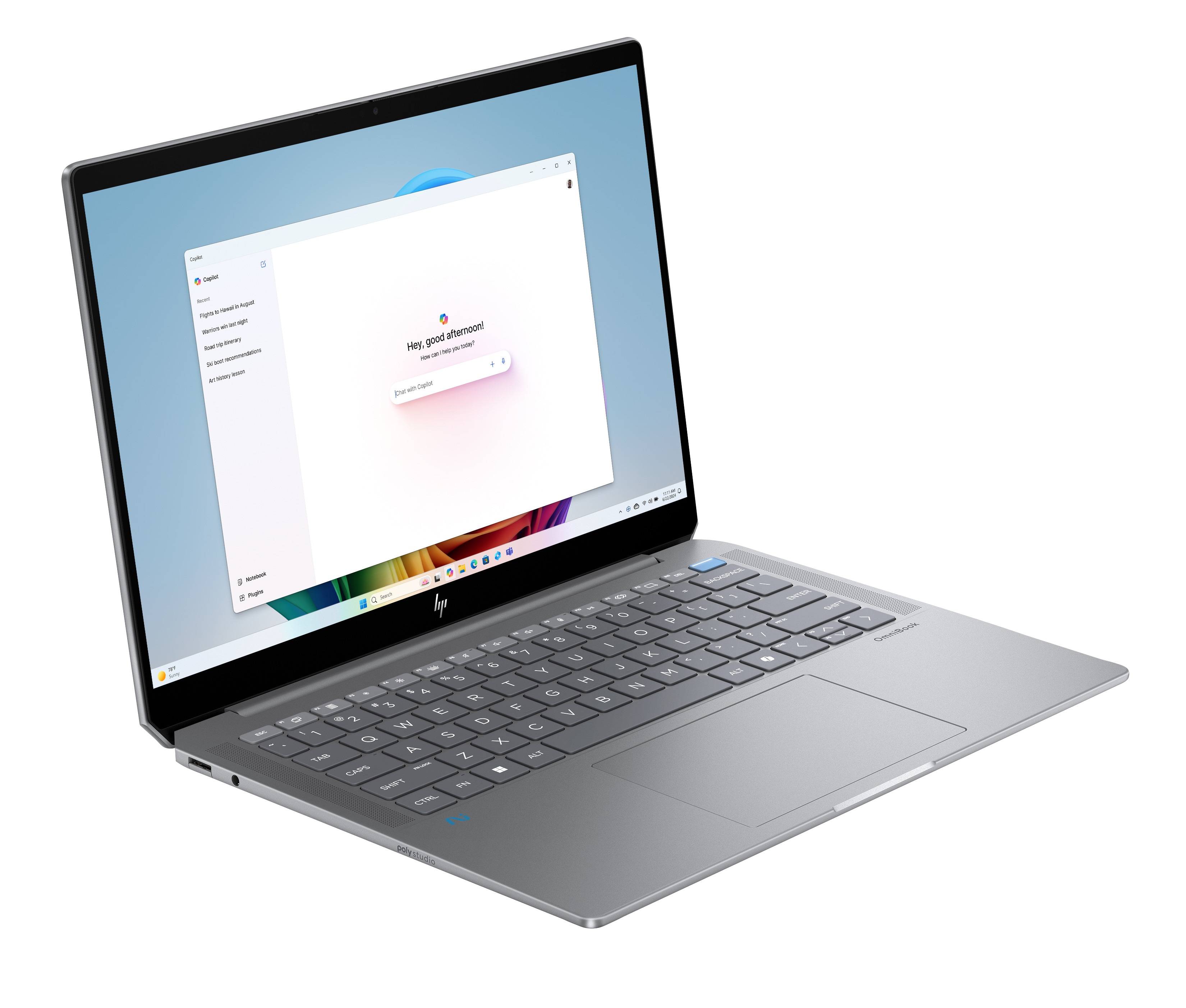 HP OmniBook Ultra 14" 2,2k Touchscreen Ryzen AI 9 HX 375 32GB/2TB SSD Windows 11 Home - 14-fd0099ng Copilot+PC
