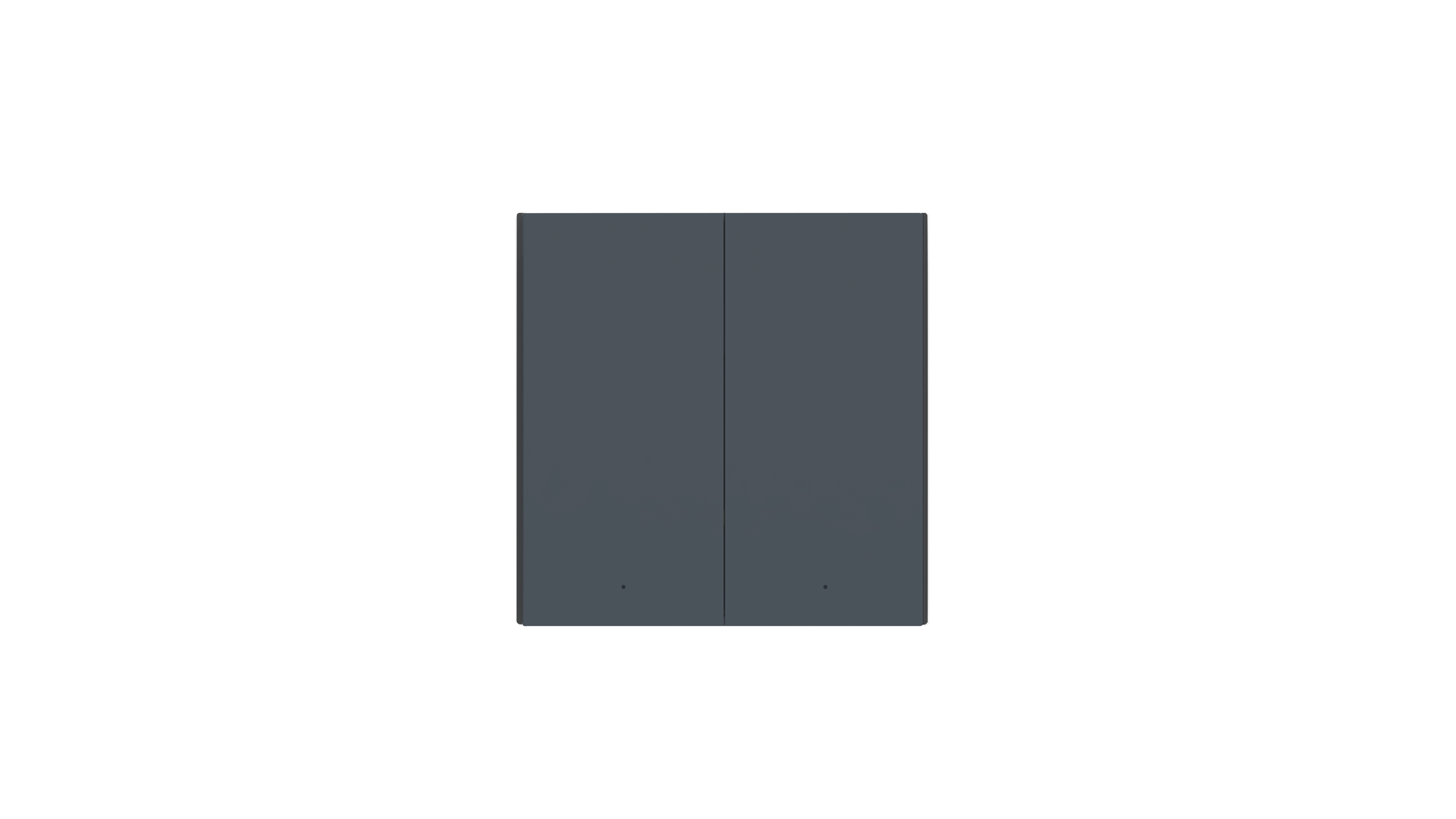 Aqara Smart Wall Switch H1 (No Neutral, Double Rocker) grau (HomeKit)