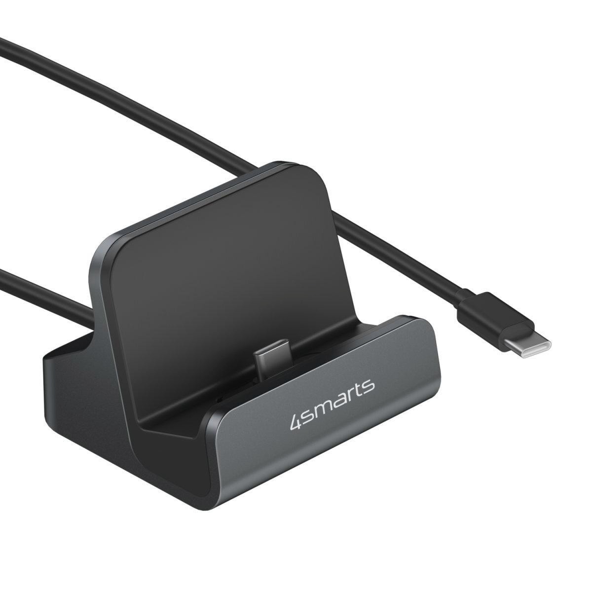 4smarts Ladestation VoltDock USB-C 60W Grau