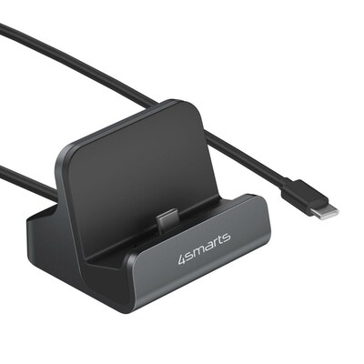 4smarts Ladestation VoltDock USB-C 60W Grau