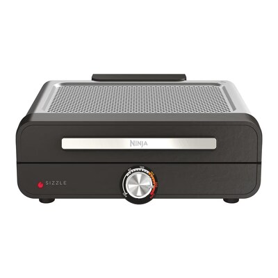 Ninja GR101EU Sizzle Plancha elektrischer Tischgrill 1450W