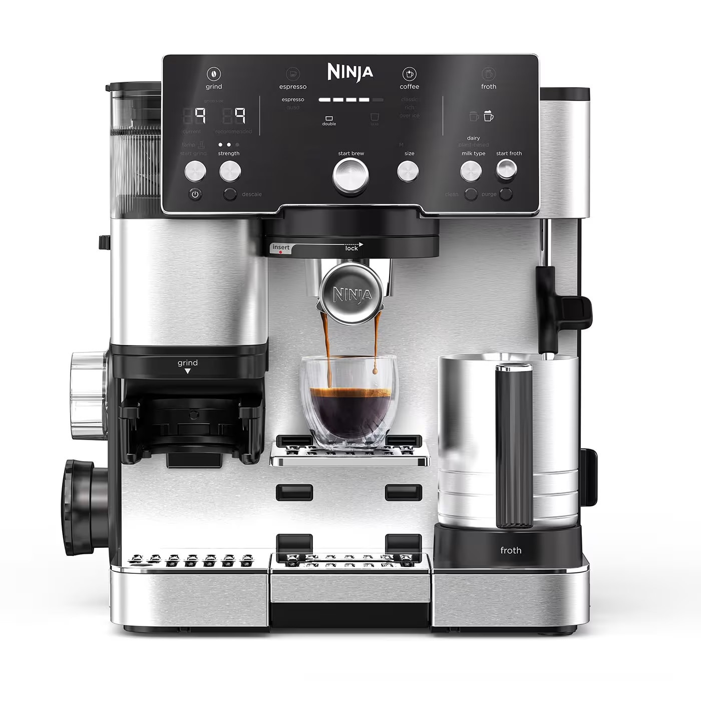 Ninja Luxe™ Café Essential Serie Kaffeemaschine ES501 schwarz/edelstahl