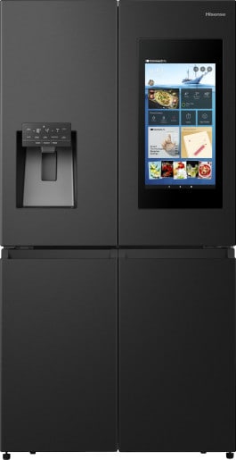 Hiesense RQ760N4IFE Kühl-Gefrierkombination 178.5 cm Höhe EEK E Schwarz
