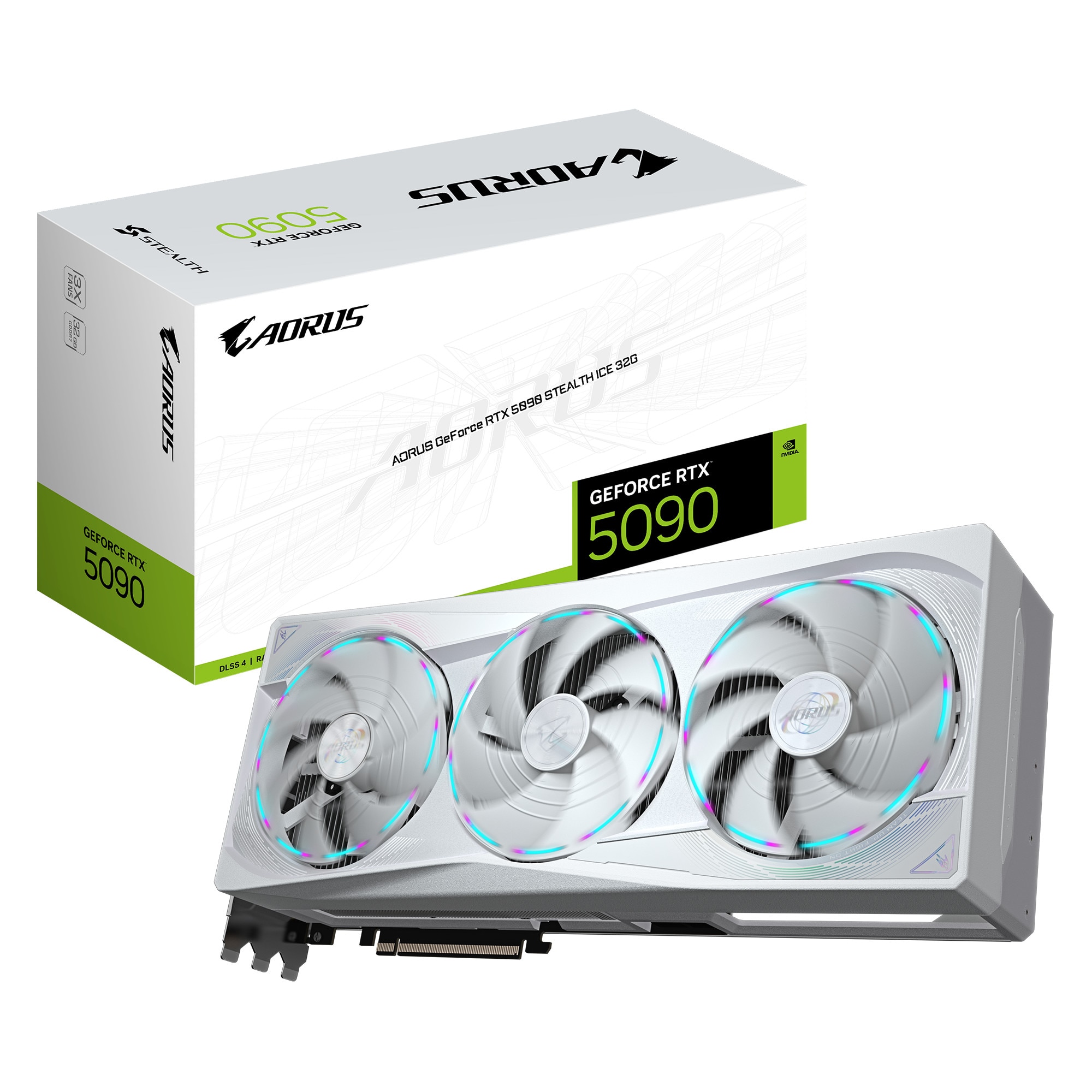 GIGABYTE GeForce RTX 5090 STEALTH ICE 32G Grafikkarte HDMI/DP
