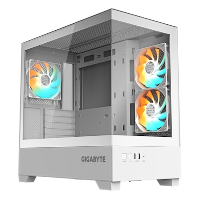 Gigabyte  C201 Panoramic ICE Midi Tower Gaming Gehäuse mit Glasseitenfenster | 04719331555849