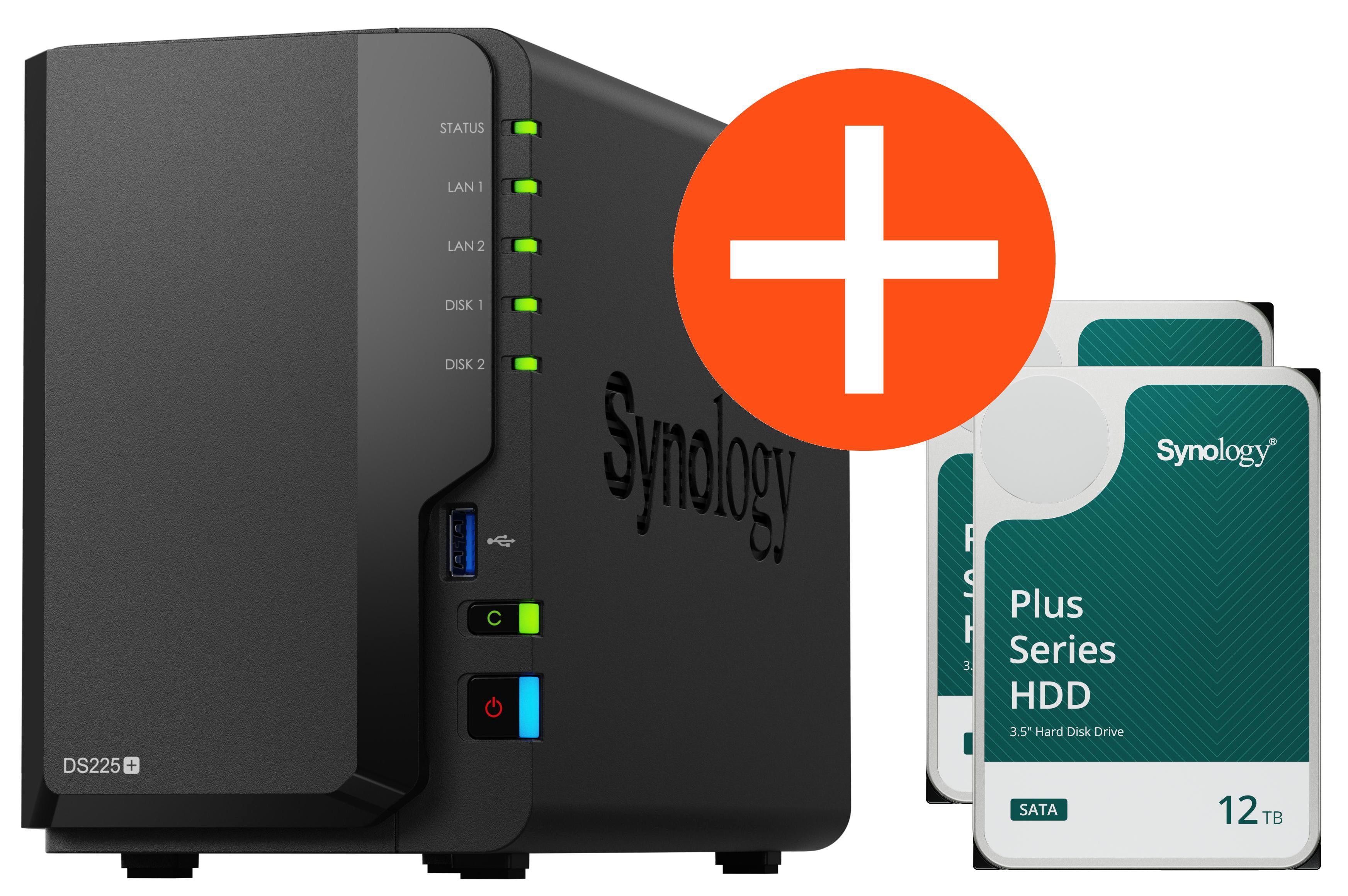 Synology Ds225+ Nas System 2-Bay 12 Tb Inkl. 2X 6 Tb Hdd Hat3300-6T Ds225+_Hat3300-6T - Bild 15