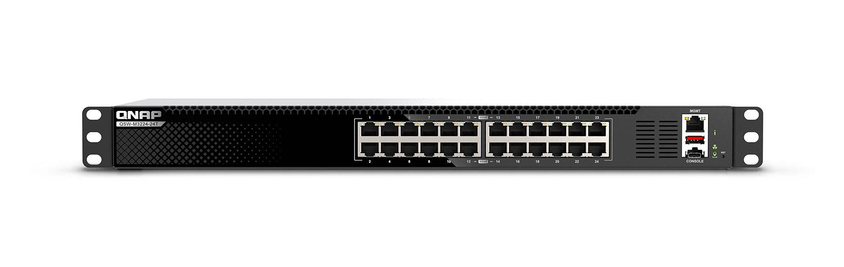 QNAP QSW-M3224-24T 24 port 10GbE RJ45 managed Switch