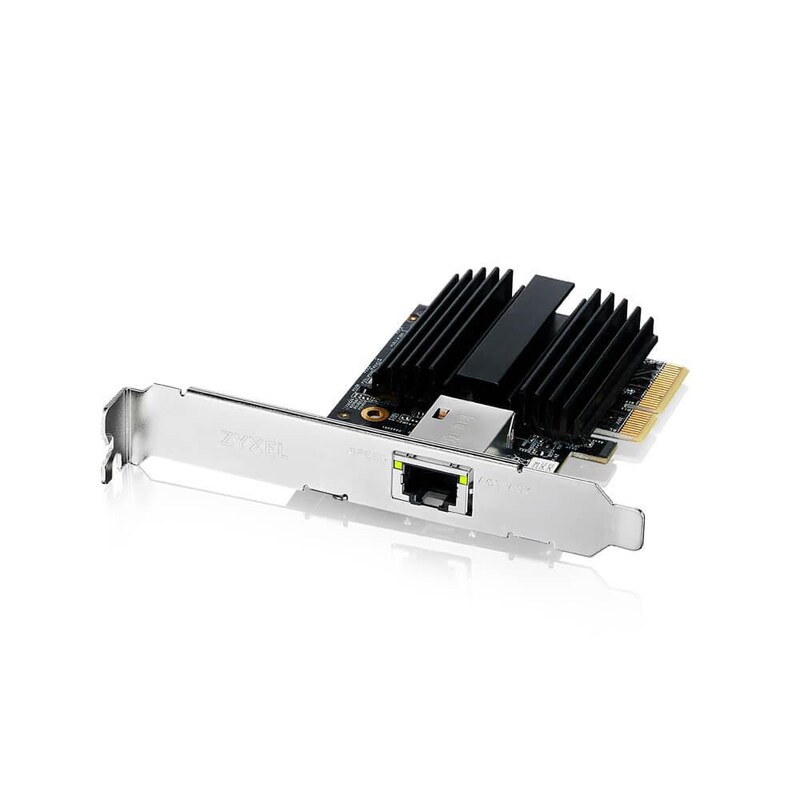 UPP 10 günstig Kaufen-Zyxel XGN100C V2 10G RJ45 PCIe Netzwerkkarte. Zyxel XGN100C V2 10G RJ45 PCIe Netzwerkkarte <![CDATA[• PCI Express Gen-3 (or2) x4 Host Bus Interface • 1x 10 Gbps RJ-45 Ethernet port (Supported Speeds: 10 Gbps / 5 Gbps / 2.5 Gbps / 1 Gbps / 100 Mbps) • Pre-