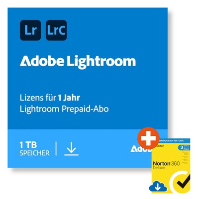 Adobe Creative Cloud Lightroom (inkl. Lightroom Classic) | Download & Produktschlüssel | inkl. Norton-Virenschutz