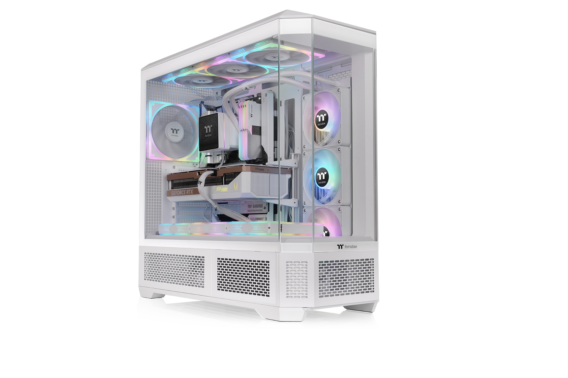 THERMALTAKE View 600 TG Full Tower ATX Gehäuse Sichtfenster snow white