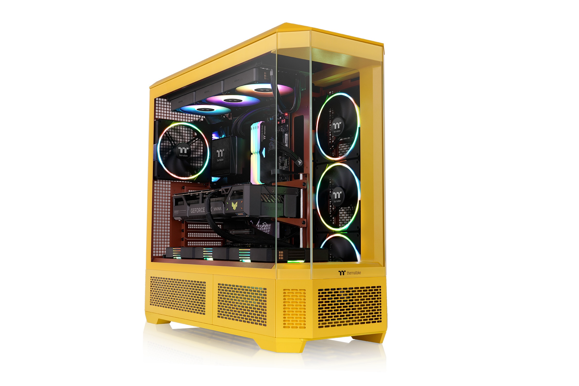 THERMALTAKE View 600 TG Full Tower ATX Gehäuse Sichtfenster butter caramel