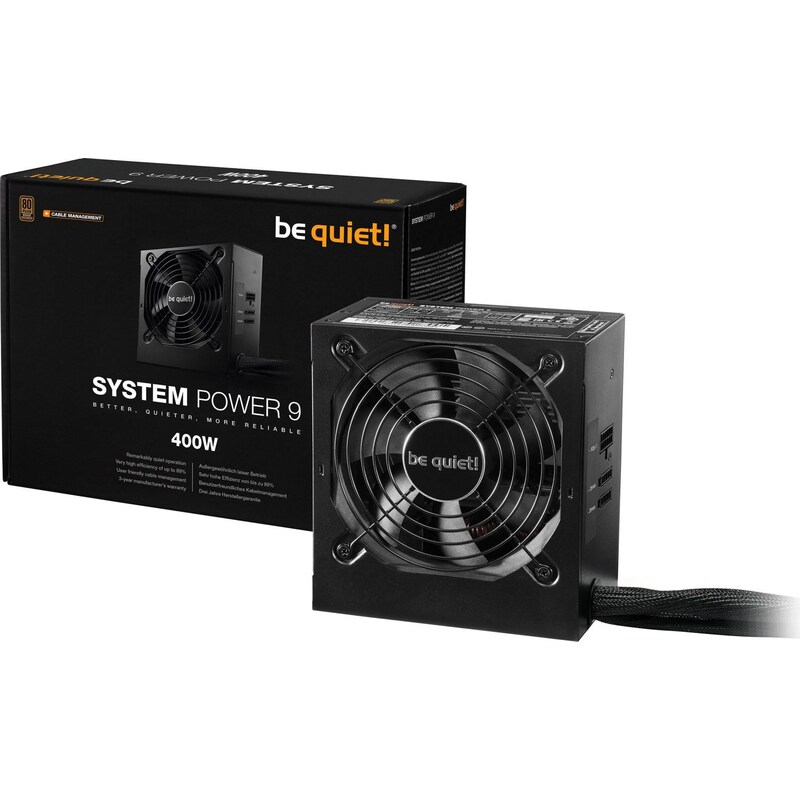 20 cm günstig Kaufen-be quiet! System Power 9 CM 400 Watt ATX (120mm Lüfter). be quiet! System Power 9 CM 400 Watt ATX (120mm Lüfter) <![CDATA[• System Power 9 CM 400W • geräuschoptimierter be quiet! Lüfter - 120mm • Zwei PCI-Express-Stecker für eigenständigen GPU-B