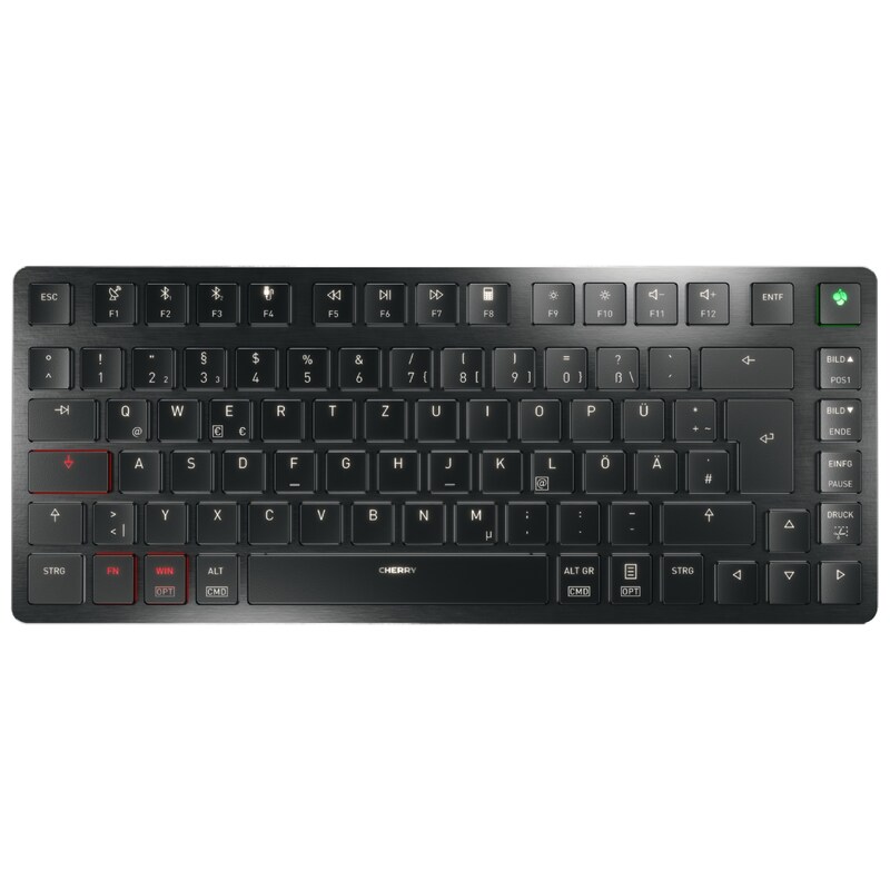 Cherry MX günstig Kaufen-Cherry KW X ULP 2.0 Mini Schwarz | MX Ultra Low Profile Tastatur, 2.4Ghz, Bluetooth, USB-C. Cherry KW X ULP 2.0 Mini Schwarz | MX Ultra Low Profile Tastatur, 2.4Ghz, Bluetooth, USB-C <![CDATA[• MX Ultra Low Profile Tactile Switches • Bluetooth 5.2, 2.4Ghz