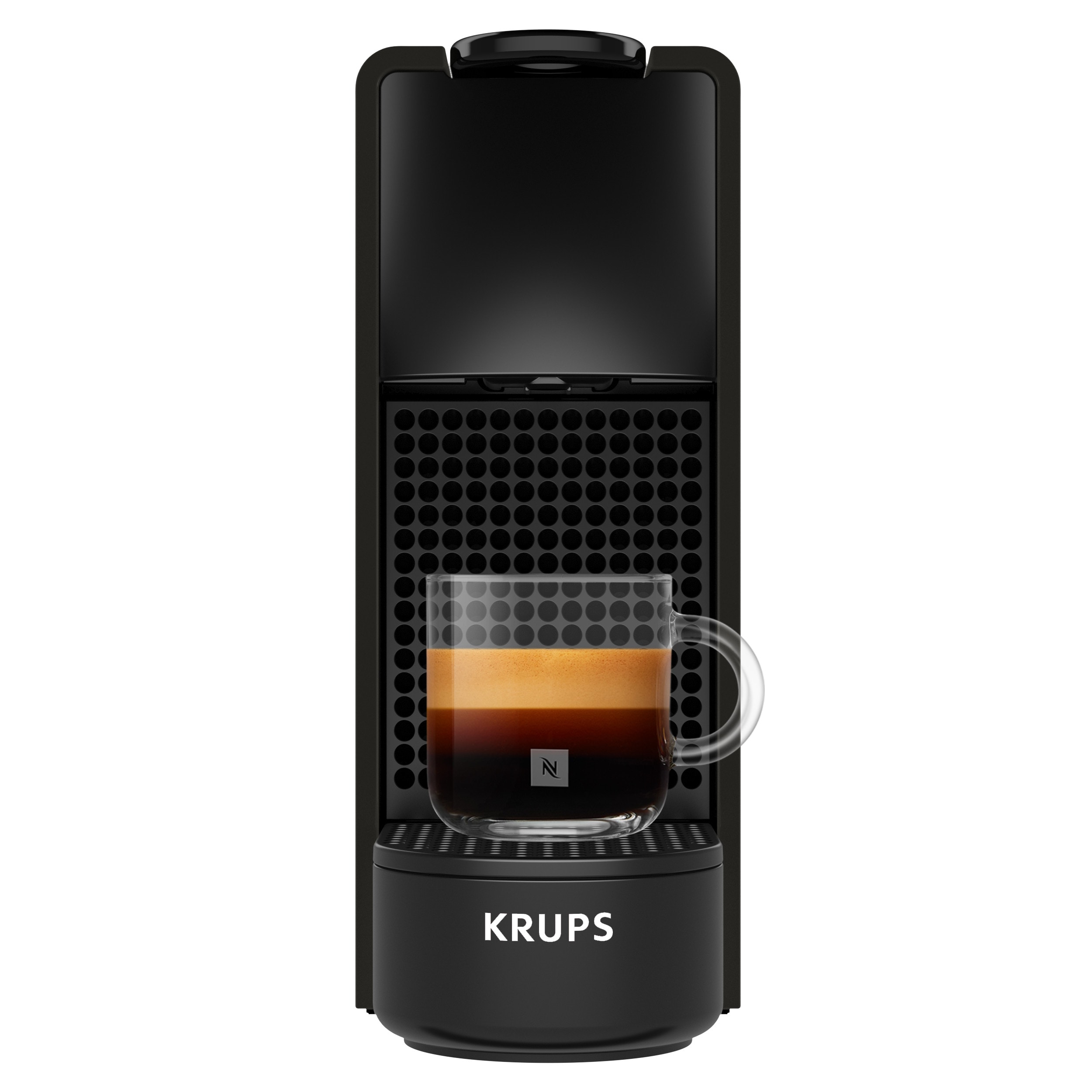 Nespresso Kaffeekapselmaschine Krups XN110FN0 Essenza Mini Matt Schwarz