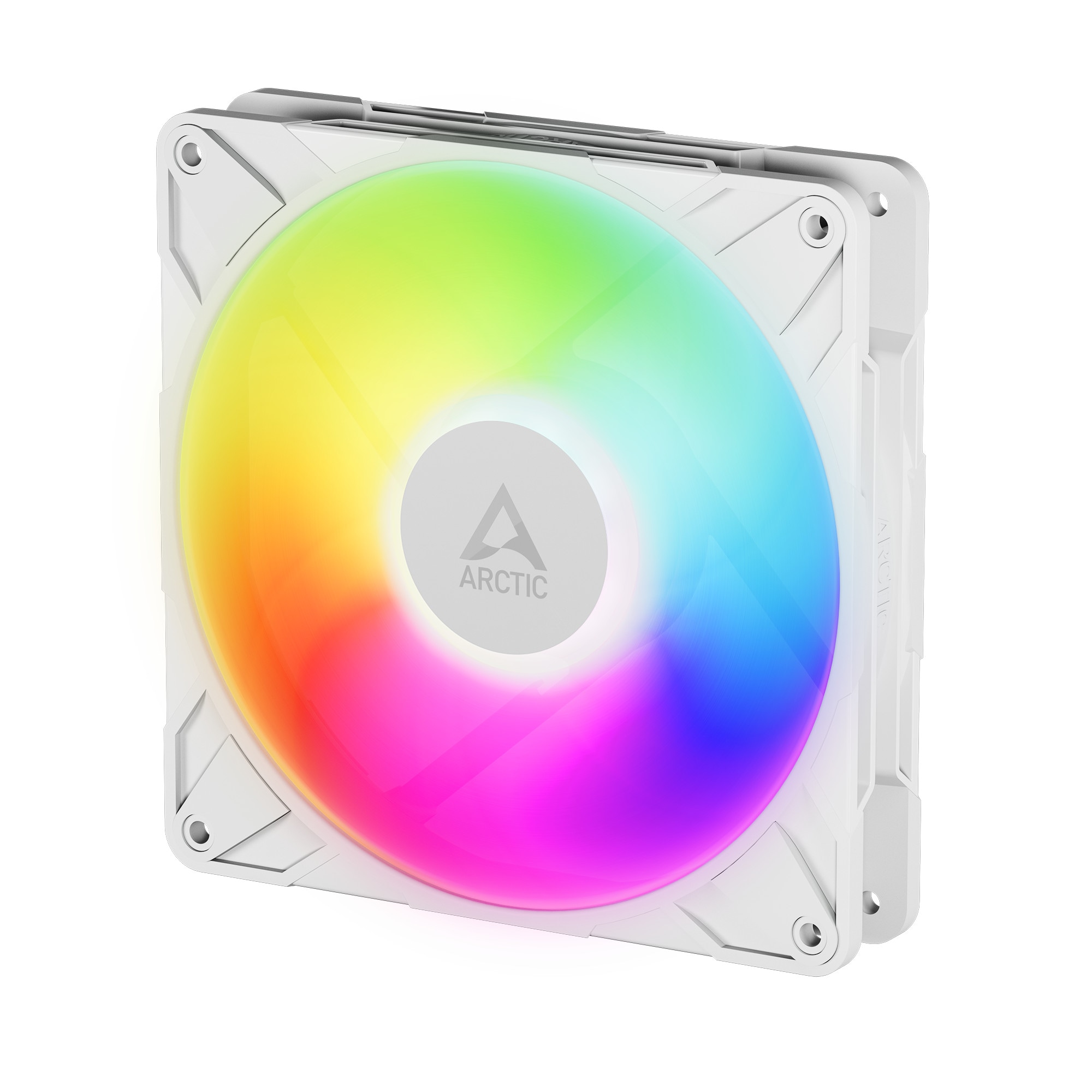 ARCTIC Gehäuselüfter P12 Pro A-RGB PWM 120 mm 3er, weiß 4-pin