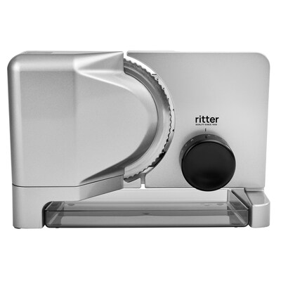ritter E 16 Duo Plus Allesschneider mit extra Schinkenmesser silbermetallic