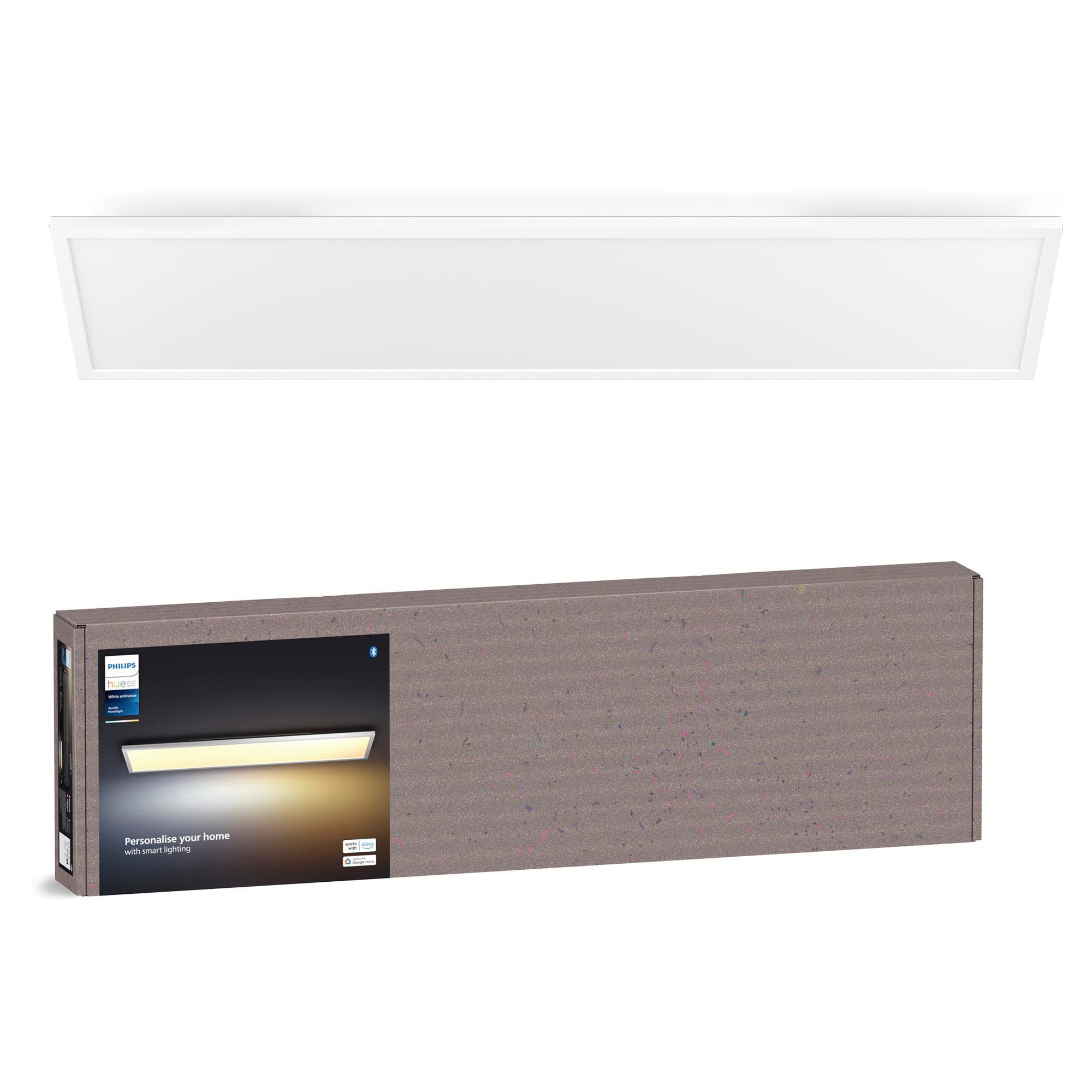 Philips Hue White Ambiance Aurelle Deckenleuchte + Integrierte Led 120X30cm Weiß - Bild 7