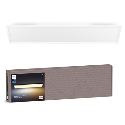 Philips Hue White Ambiance Aurelle Deckenleuchte weiß + integrierte LED 120x30cm