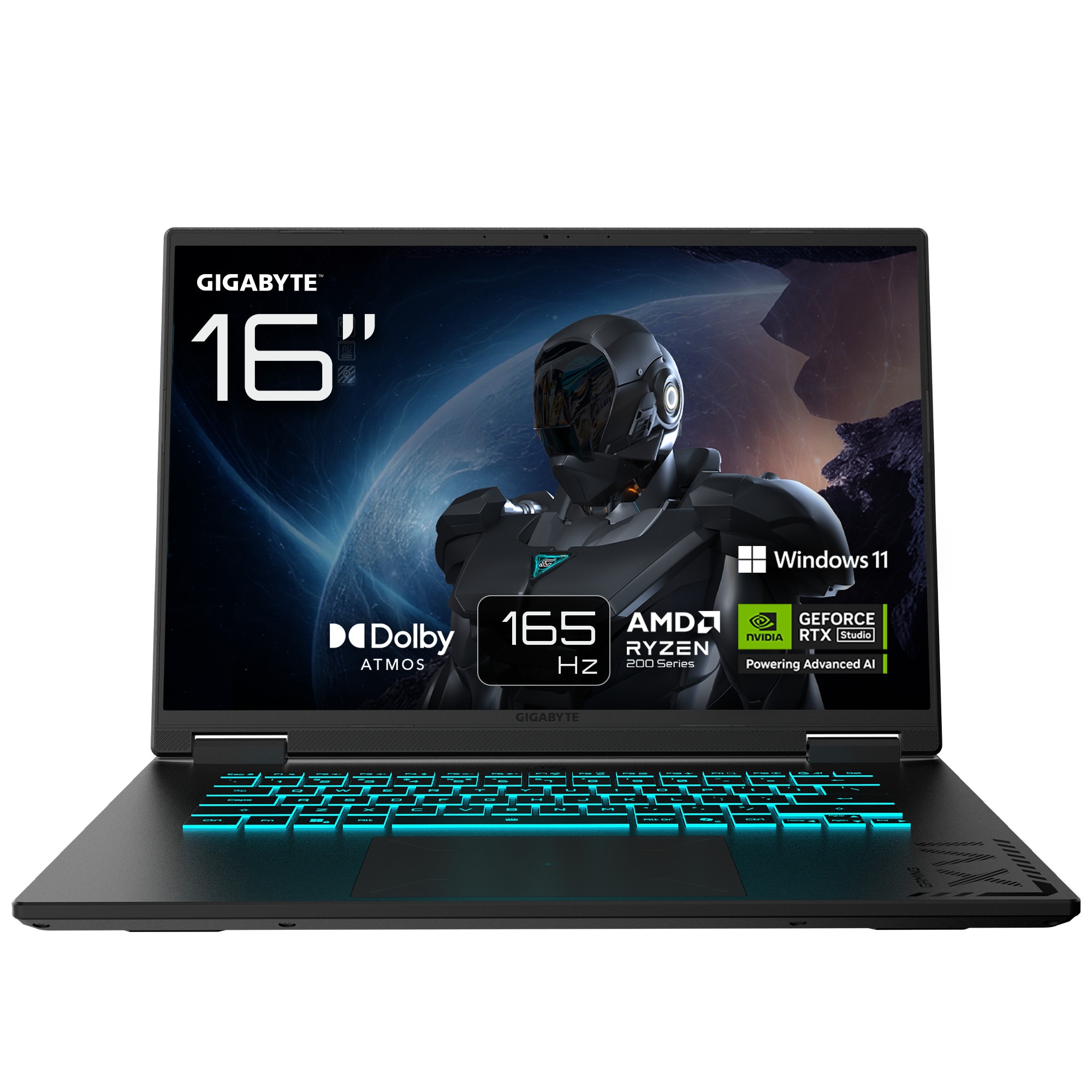 GIGABYTE GAMING A16 3WH Gaming Laptop 16" FHD 165Hz Ryzen 7 260 16GB/1TB RTX 5070 Win11