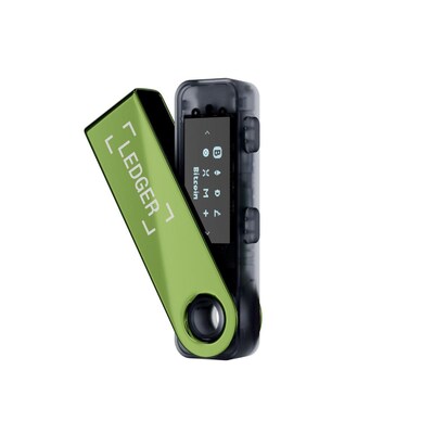 Ledger Nano S Plus Hardware-Geldbörse oxidate-grün