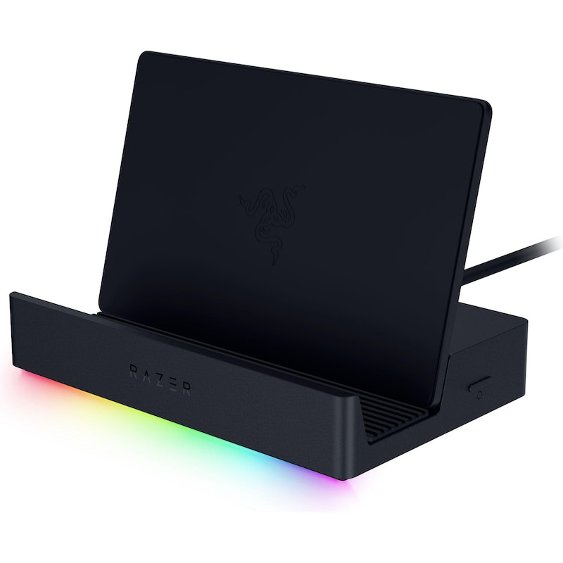 He Do günstig Kaufen-Razer Handheld Dock Chroma - HDMI- & USB-Ladestation für Gaming-Handhelds (Steam Deck) & Tablets, Powered by Razer Chroma™ RGB. Razer Handheld Dock Chroma - HDMI- & USB-Ladestation für Gaming-Handhelds (Steam Deck) & Table